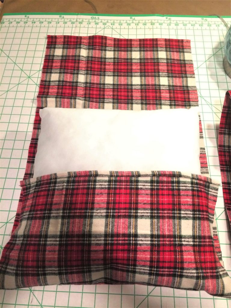 Pillow on fabric for covers